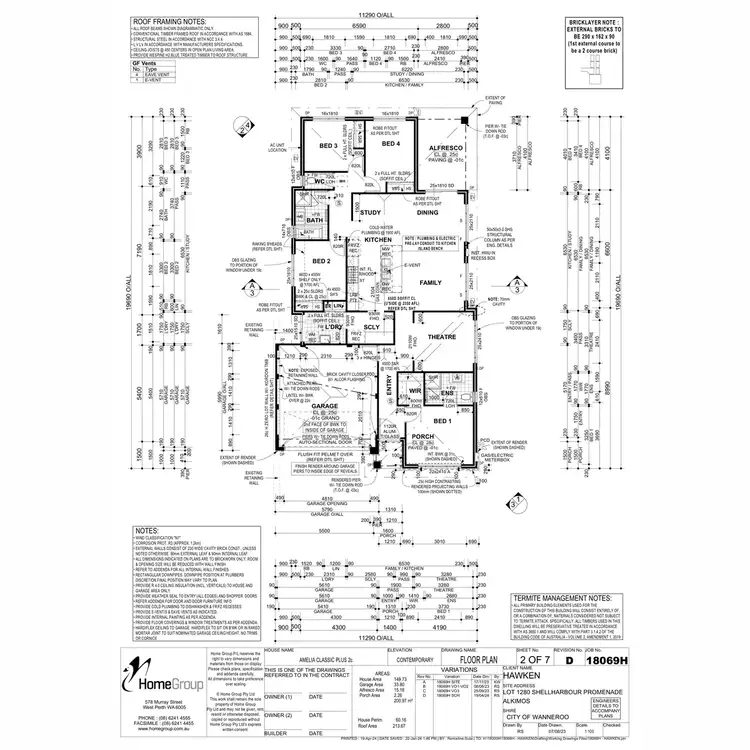 Floorplan of Homely house listing, 22 Shellharbour Promenade, Alkimos WA 6038