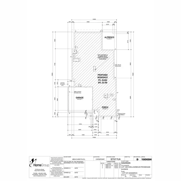 Floorplan of Homely house listing, 22 Shellharbour Promenade, Alkimos WA 6038