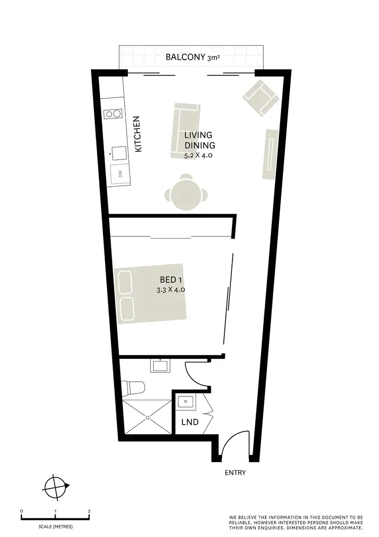 Floorplan of Homely apartment listing, 73/30-34 Chalmers Street, Surry Hills NSW 2010