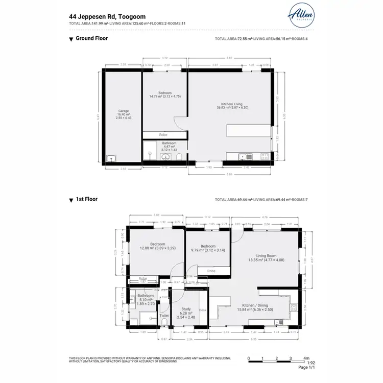 Floorplan of Homely house listing, 44 Jeppesen Road, Toogoom QLD 4655