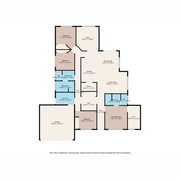 Floorplan of Homely house listing, 4 Saffron Close, Gunnedah NSW 2380