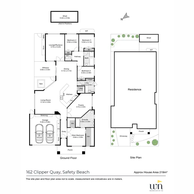 Floorplan of Homely house listing, 162 Clipper Quay, Safety Beach VIC 3936