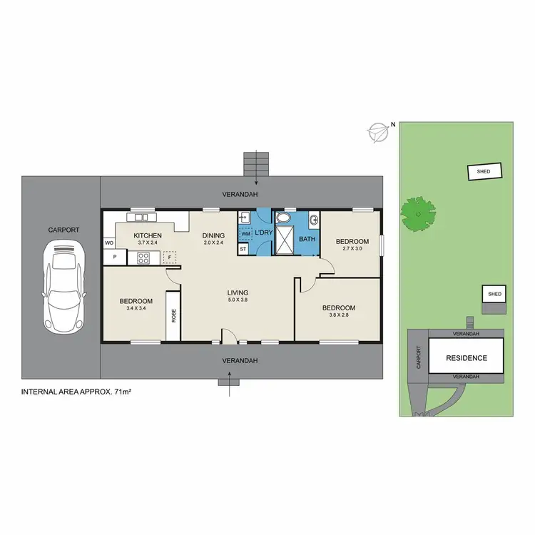 Floorplan of Homely house listing, 61 Main Road, Paxton NSW 2325