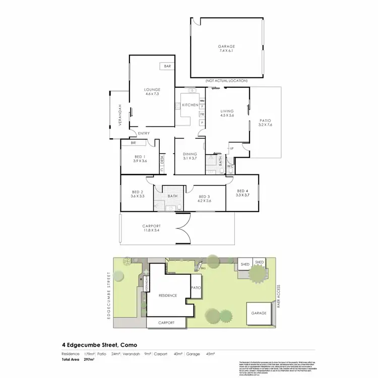 Floorplan of Homely house listing, 4 Edgecumbe Street, Como WA 6152