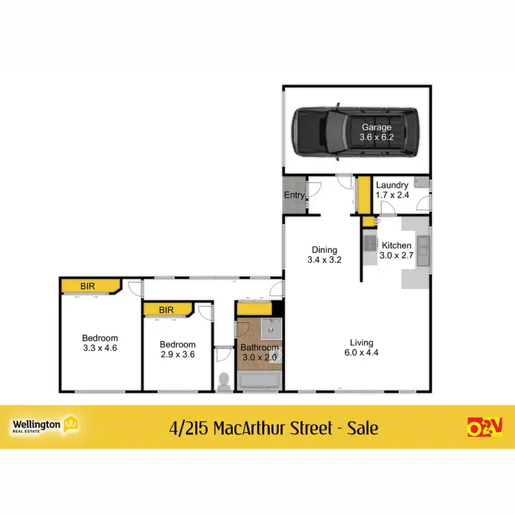 Floorplan of Homely unit listing, 4/215 Macarthur Street, Sale VIC 3850
