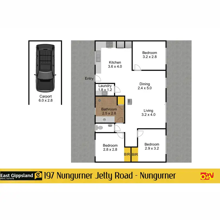 Floorplan of Homely house listing, 197 Nungurner Jetty Road, Nungurner VIC 3909