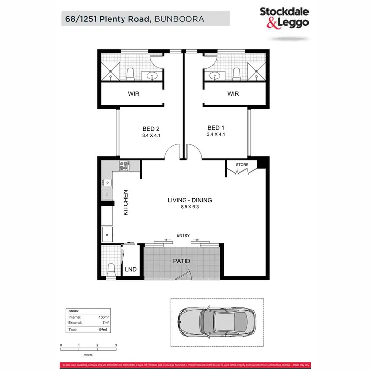 Floorplan of Homely apartment listing, 68/1251 Plenty Road, Bundoora VIC 3083