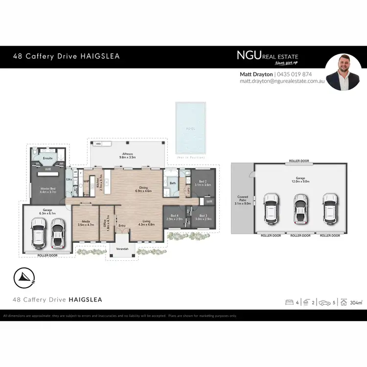 Floorplan of Homely house listing, 48 Caffery Drive, Haigslea QLD 4306