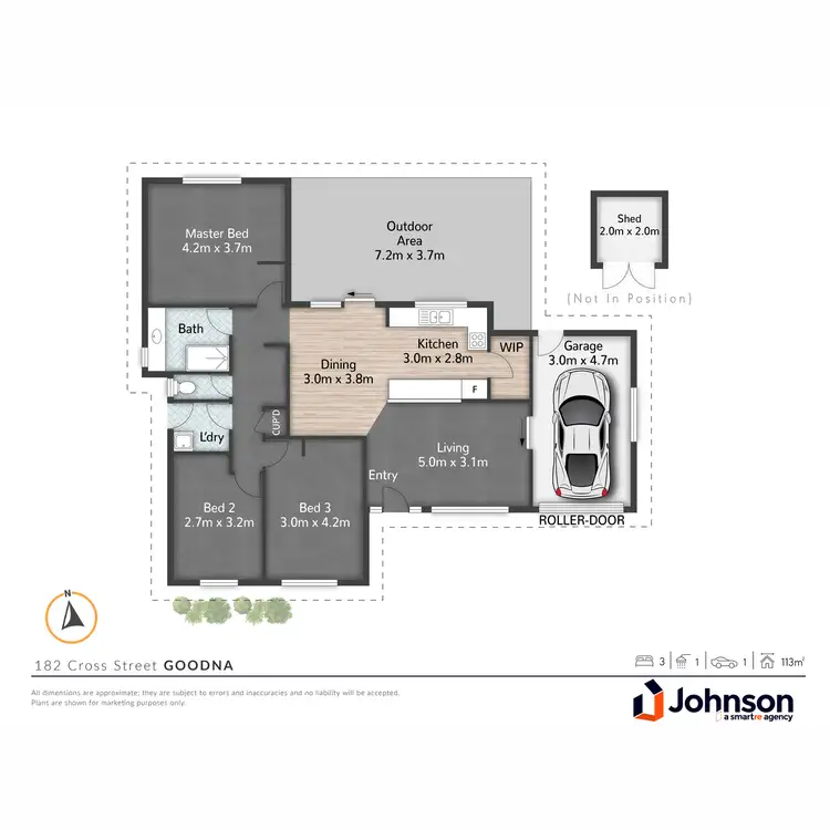 Floorplan of Homely house listing, 182 Cross Street, Goodna QLD 4300