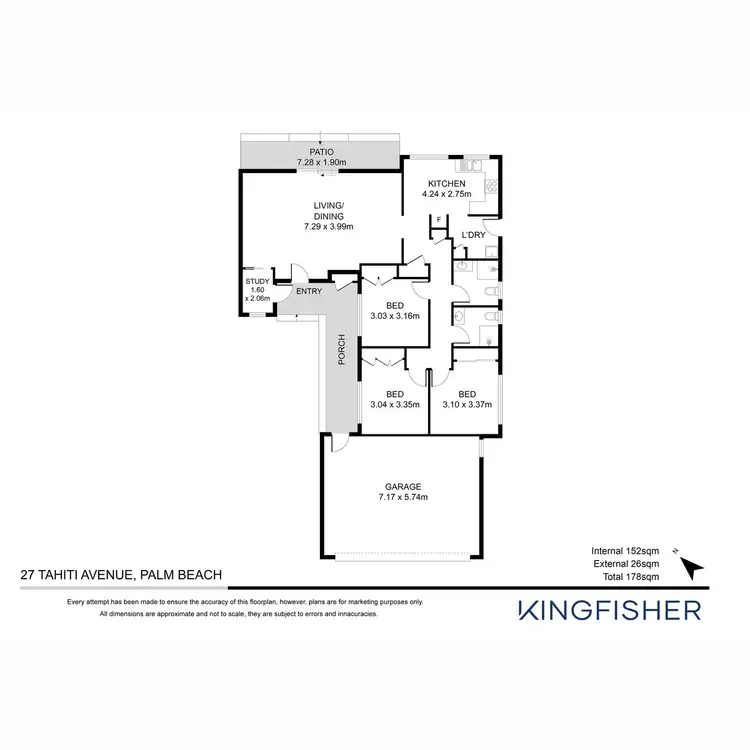 Floorplan of Homely house listing, 27 Tahiti Avenue, Palm Beach QLD 4221