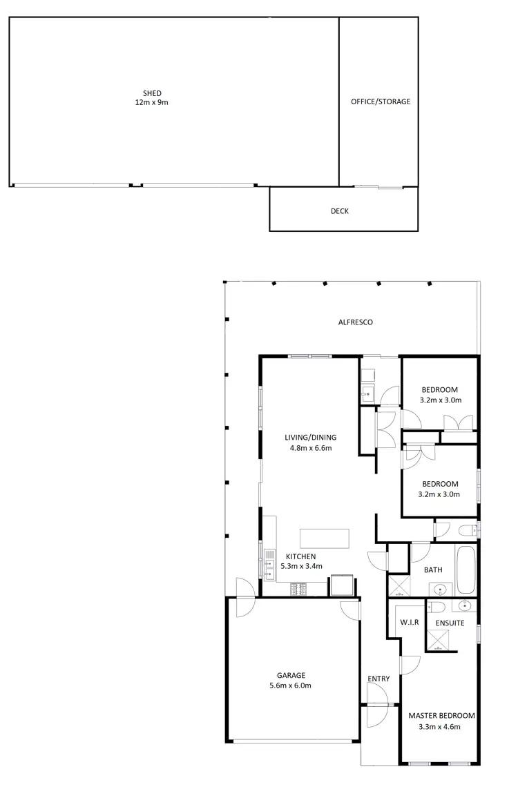 Floorplan of Homely house listing, 4 Mucha Road, Barnawartha VIC 3688