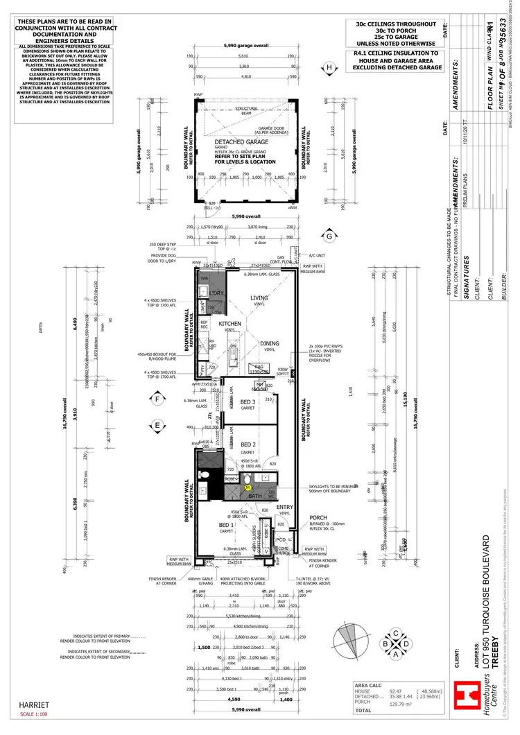Floorplan of Homely house listing, 85 Turquoise Boulevard, Treeby WA 6164