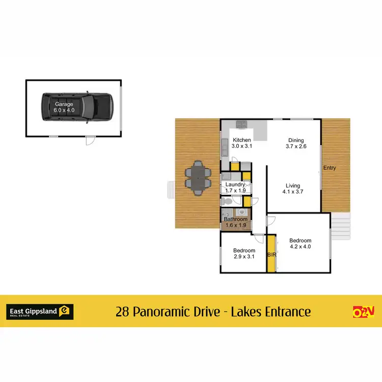 Floorplan of Homely house listing, 28 Panoramic Drive, Lakes Entrance VIC 3909