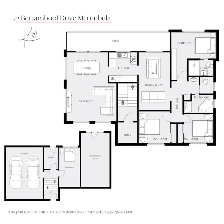 Floorplan of Homely house listing, 72 Berrambool Drive, Merimbula NSW 2548