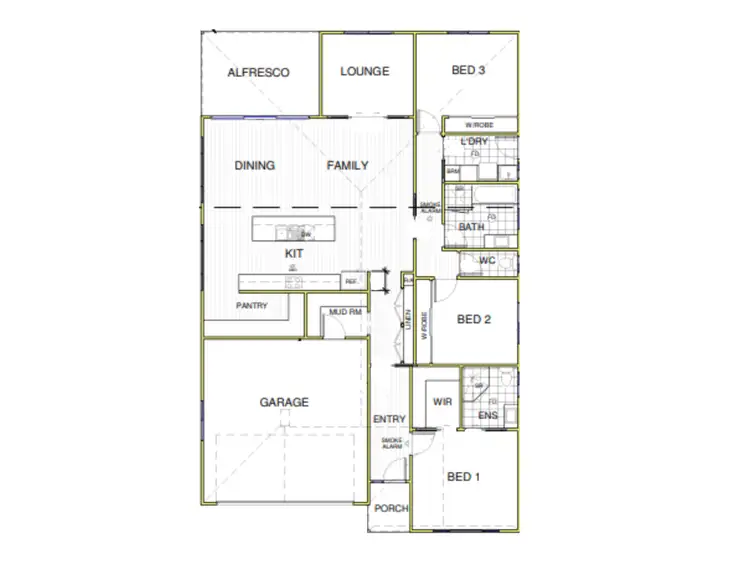 Floorplan of Homely house listing, 222 Green Street, Lockhart NSW 2656
