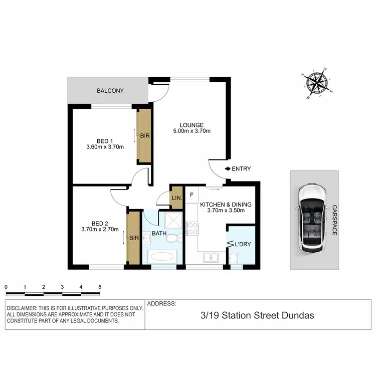 Floorplan of Homely unit listing, 3/19 Station Street, Dundas NSW 2117