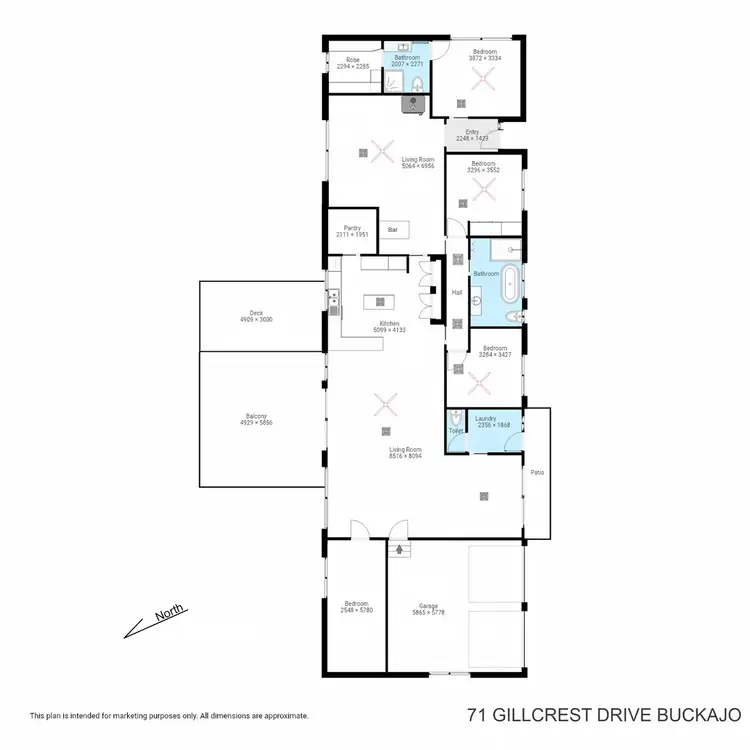 Floorplan of Homely rural property listing, 71 Gillcrest Drive, Bega NSW 2550