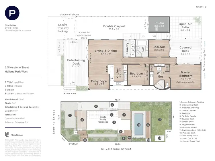 Floorplan of Homely house listing, 2 Silverstone Street, Holland Park West QLD 4121