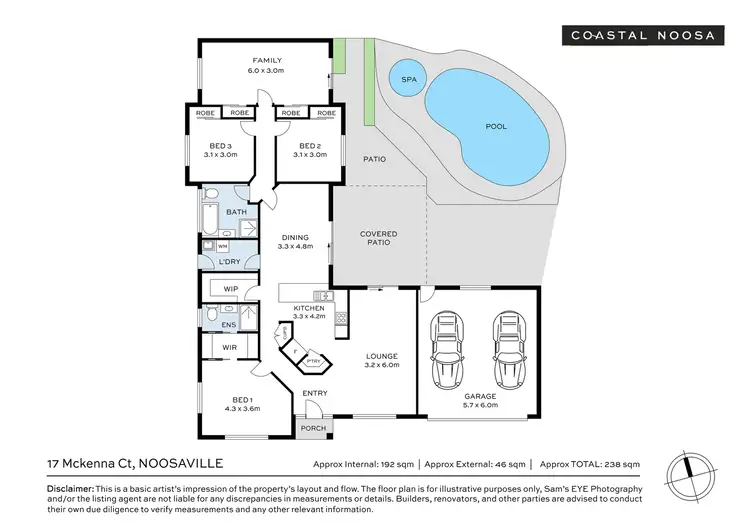 Floorplan of Homely house listing, 17 Mckenna Court, Noosaville QLD 4566