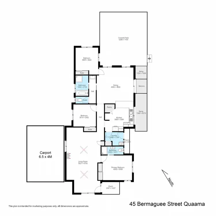 Floorplan of Homely house listing, 45 Bermaguee Street, Quaama NSW 2550