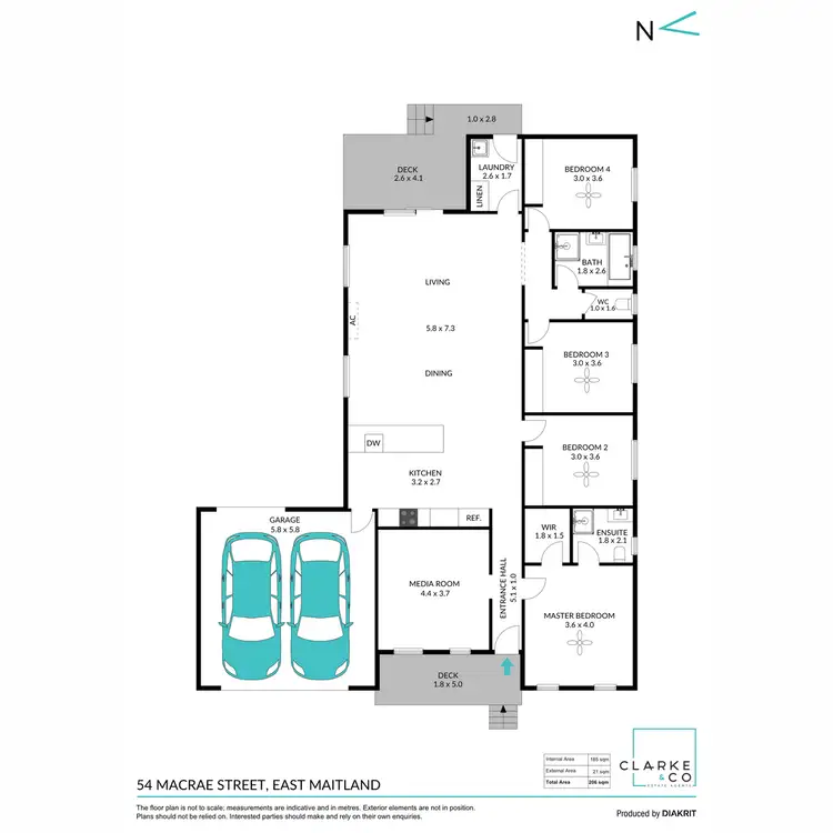 Floorplan of Homely house listing, 54 Macrae Street, East Maitland NSW 2323