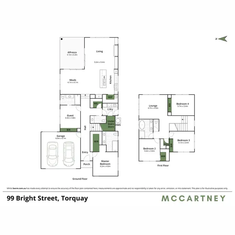 Floorplan of Homely house listing, 99 Bright Street, Torquay VIC 3228