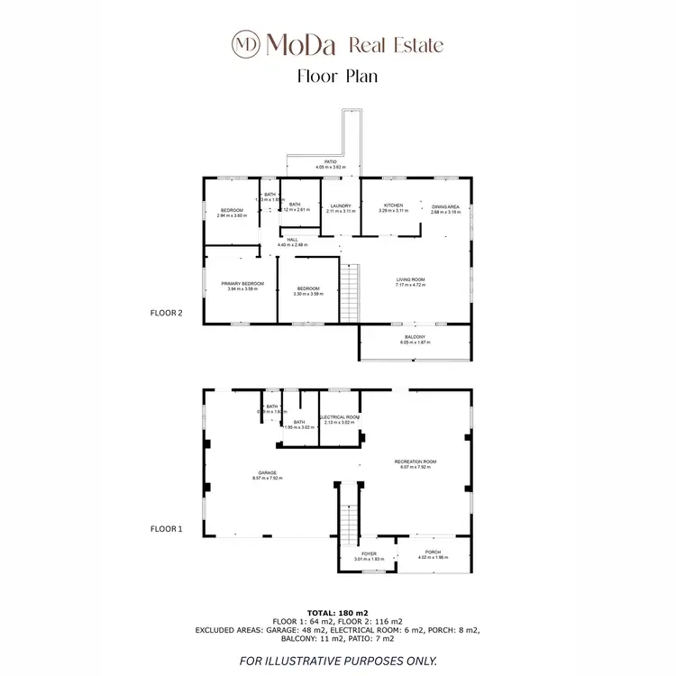 Floorplan of Homely house listing, 6 Goroka Close, Wangan QLD 4871
