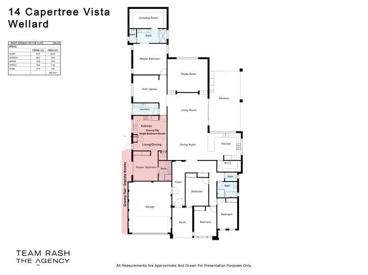 Floorplan of Homely house listing, 14 Capertree Vista, Wellard WA 6170