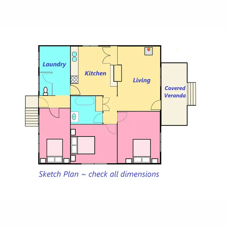Floorplan of Homely house listing, 21 Duke Street, Toodyay WA 6566