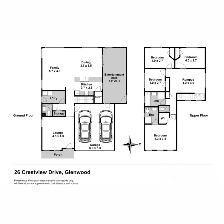 Floorplan of Homely house listing, 26 Crestview Drive, Glenwood NSW 2768