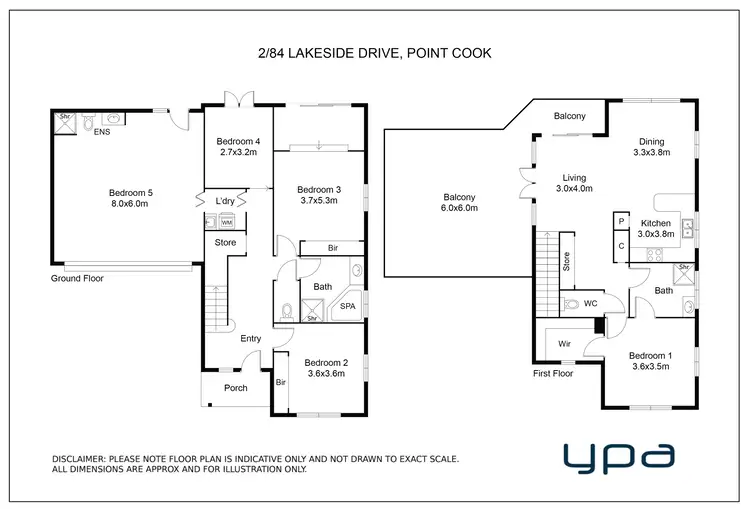Floorplan of Homely townhouse listing, 2/84 Lakeside Drive, Sanctuary Lakes VIC 3030