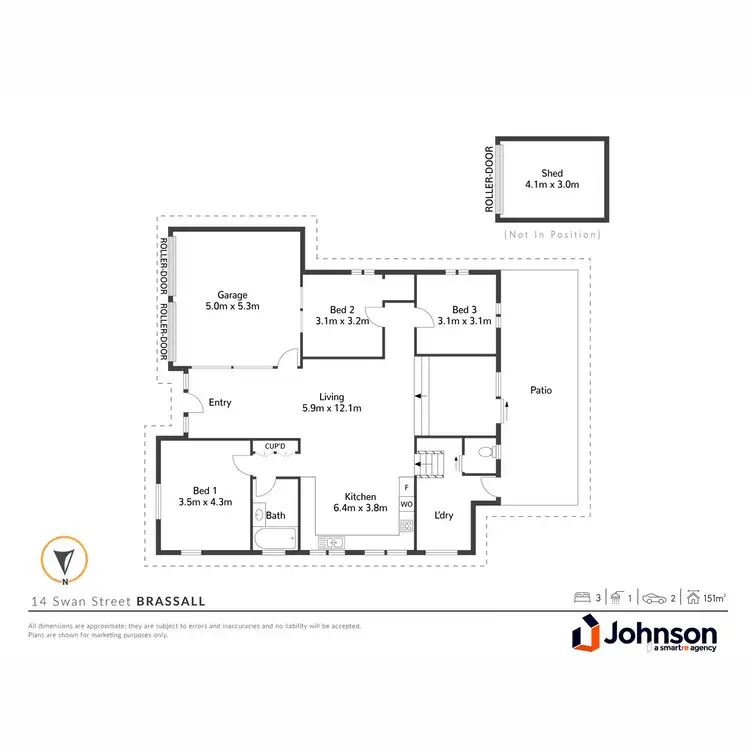 Floorplan of Homely house listing, 14 Swan Street, Brassall QLD 4305