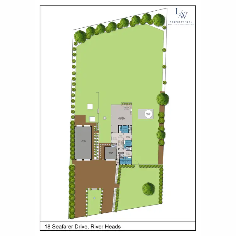Floorplan of Homely house listing, 18 Seafarer Drive, River Heads QLD 4655