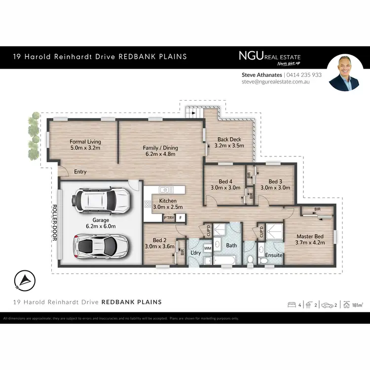 Floorplan of Homely house listing, 19 Harold Reinhardt Drive, Redbank Plains QLD 4301