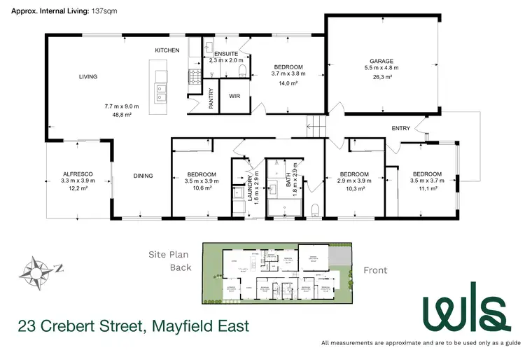 Floorplan of Homely house listing, 23 Crebert Street, Mayfield East NSW 2304