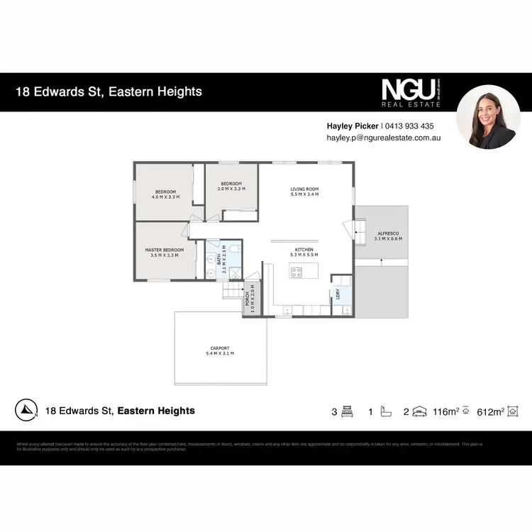 Floorplan of Homely house listing, 18 Edwards Street, Eastern Heights QLD 4305