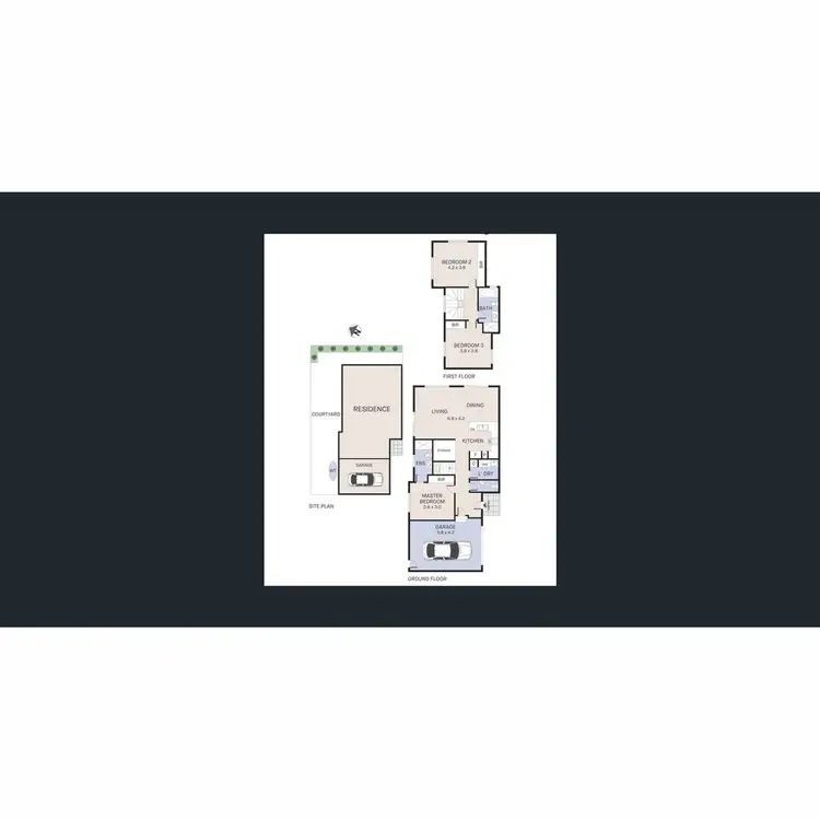 Floorplan of Homely townhouse listing, 4/2 Kennedy Street, Glenroy VIC 3046