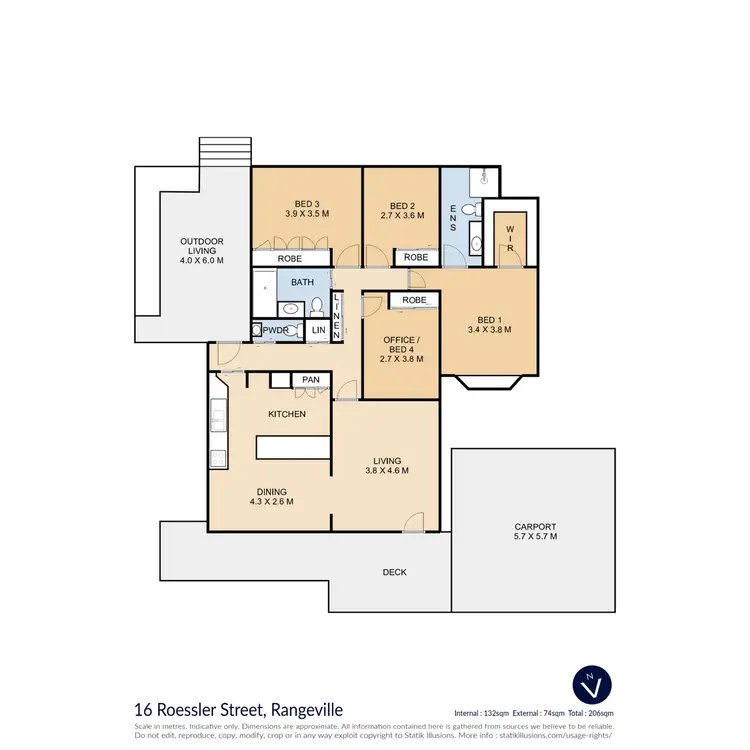 Floorplan of Homely house listing, 16 Roessler Street, Rangeville QLD 4350