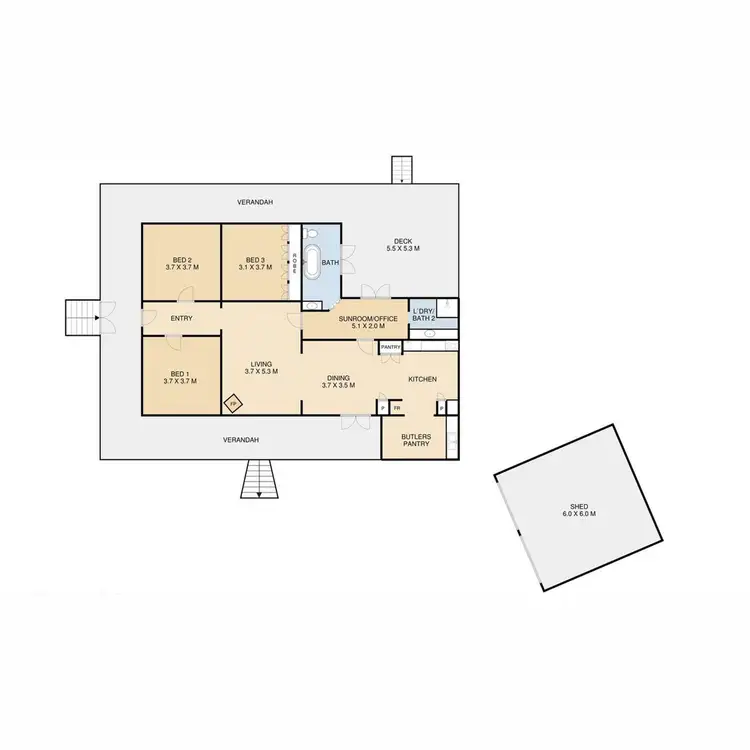 Floorplan of Homely house listing, 127 Koreelah Street, Upper Lockyer QLD 4352