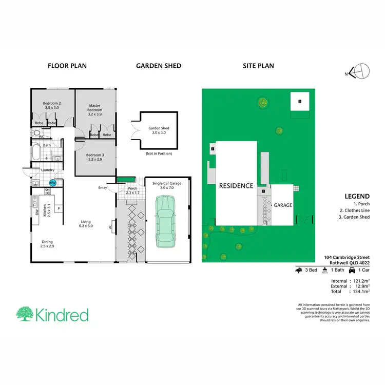 Floorplan of Homely house listing, 104 Cambridge Street, Rothwell QLD 4022