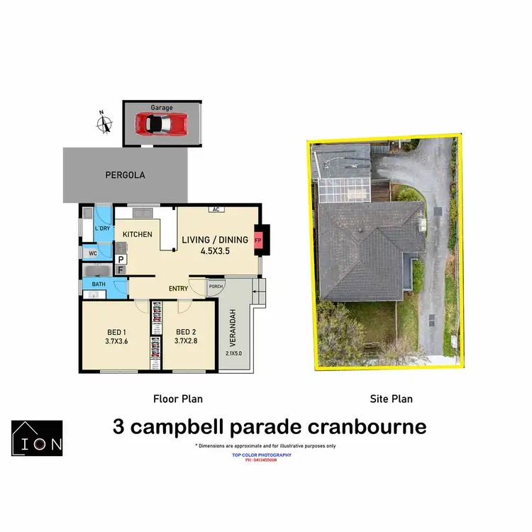 Floorplan of Homely house listing, 3 Campbell Parade, Cranbourne VIC 3977