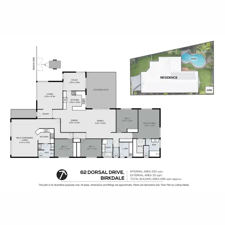 Floorplan of Homely house listing, 62 Dorsal Drive, Birkdale QLD 4159