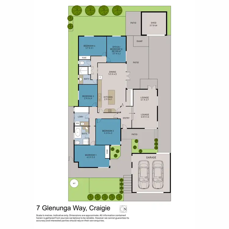 Floorplan of Homely house listing, 7 Glenunga Way, Craigie WA 6025