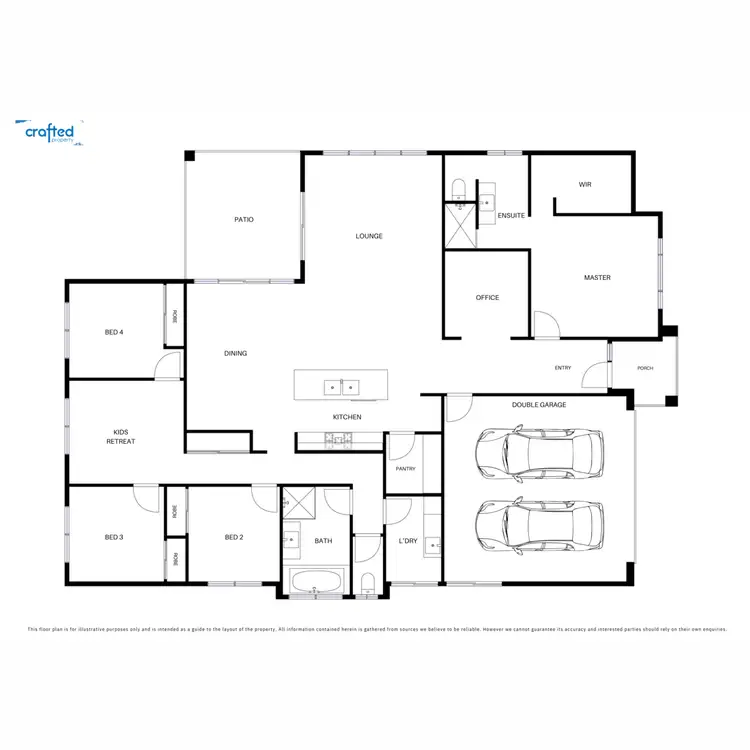 Floorplan of Homely house listing, 5 Reserve Drive, Flagstone QLD 4280