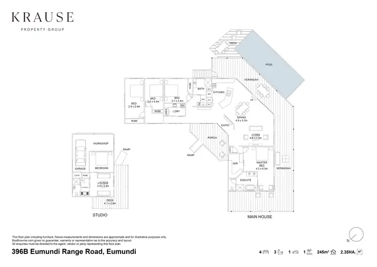 Floorplan of Homely house listing, 396B Eumundi Range Road, Eumundi QLD 4562