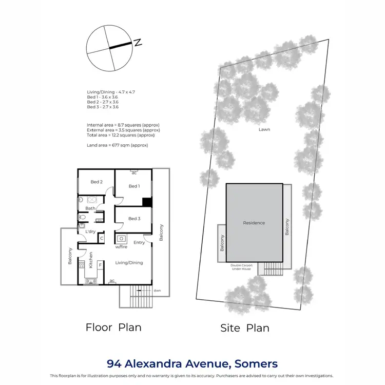 Floorplan of Homely house listing, 94 Alexandra Avenue, Somers VIC 3927