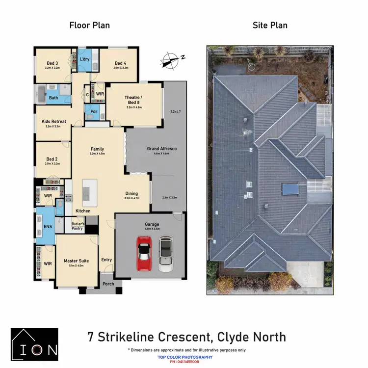 Floorplan of Homely house listing, 7 Strikeline Crescent, Clyde North VIC 3978
