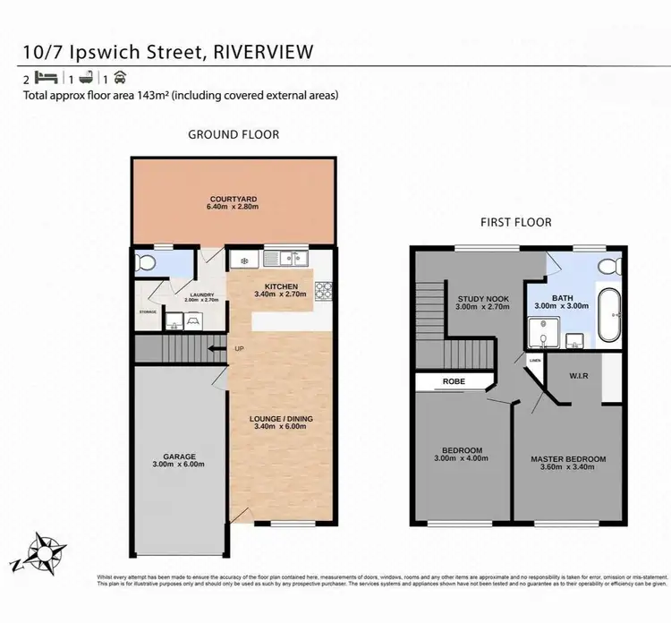 Floorplan of Homely unit listing, 10/7 Ipswich Street, Riverview QLD 4303