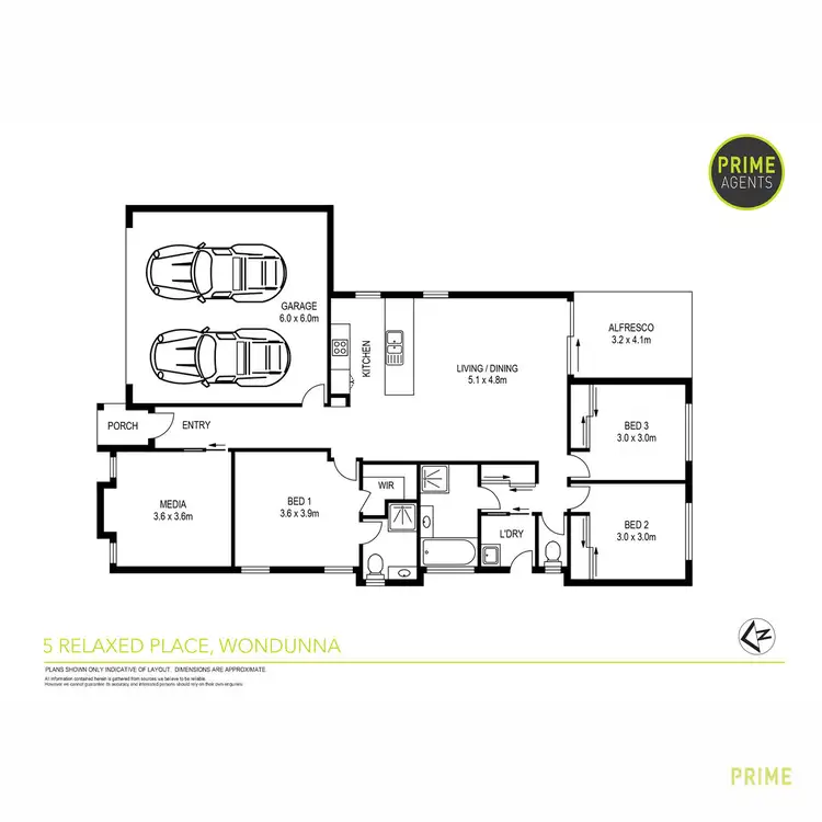 Floorplan of Homely house listing, 5 Relaxed Place, Wondunna QLD 4655