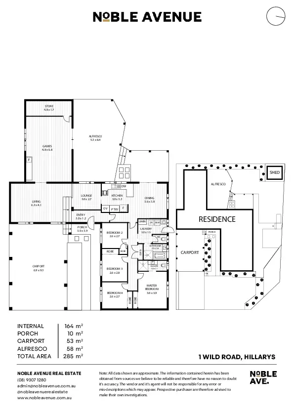 Floorplan of Homely house listing, 1 Wild Road, Hillarys WA 6025